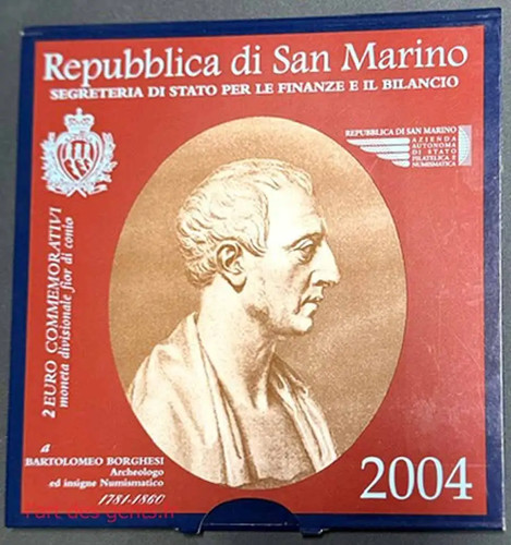 Coffret fdc san - fdc, 2€