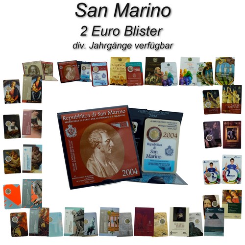 Blister san marino euro - blister,