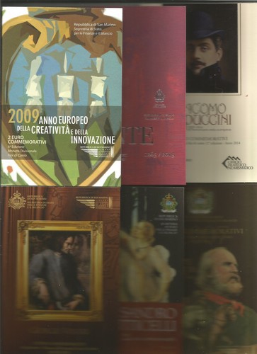San marino folders dei euro - folders,
