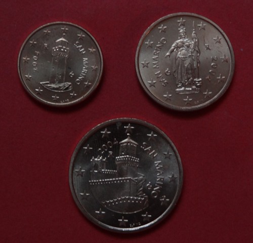 San marino 5 centesimi - marino, 1+2+5
