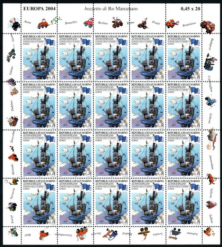 San marino 2004 - europa, serie