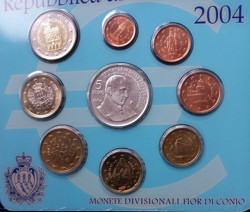 San marino coin set - san,